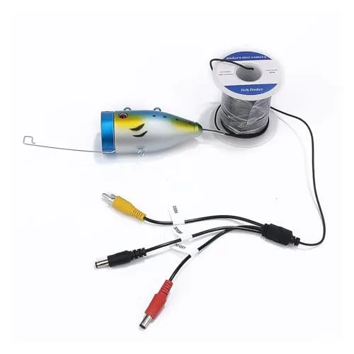 ビジョンライト 水中魚群探知機 IR ホワイト LED 夜釣りカメラ 1000TVL アクセサリー 屋外 ボート 氷不足 釣り(F009M-IR-30M Camera)