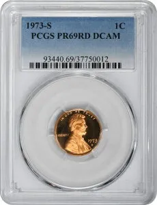 1973-S リンカーン セント PR69RD DCAM PCGS