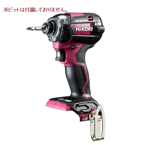 【ポイント10倍】HiKOKI 18V コードレスインパクトドライバ WH18DC (NNR) フレアレッド (57803006) (蓄電池・充電器・ケース別売)
