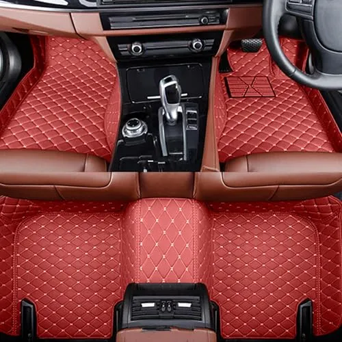 フロアマット と互換性のある ホンダ 新型 N-BOX JF3 JF4型2017年9月～現行 対応 フルサラウンド 傷防止 防水 滑り止 耐汚れ カスタム車専用設計 PUレザー製 XPE素材 取付簡単 3D ラゲッジマット/フロアマット 右ハンドル用 カー