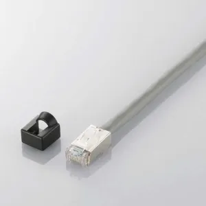 【受注生産品】産業用LANケーブル カテゴリー5E 可動用 編組シールド AWG26×4P 3.0m 灰 LD-23231B-030