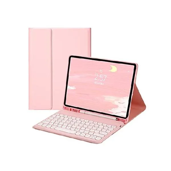GOOVEN Keyboard Case Compatible with i Pad mini5 mini4 /mini 4th 5th Gen Color Bluetooth Keyboard Magnetic Detachable Cute Round Keycaps (i P_並行輸入