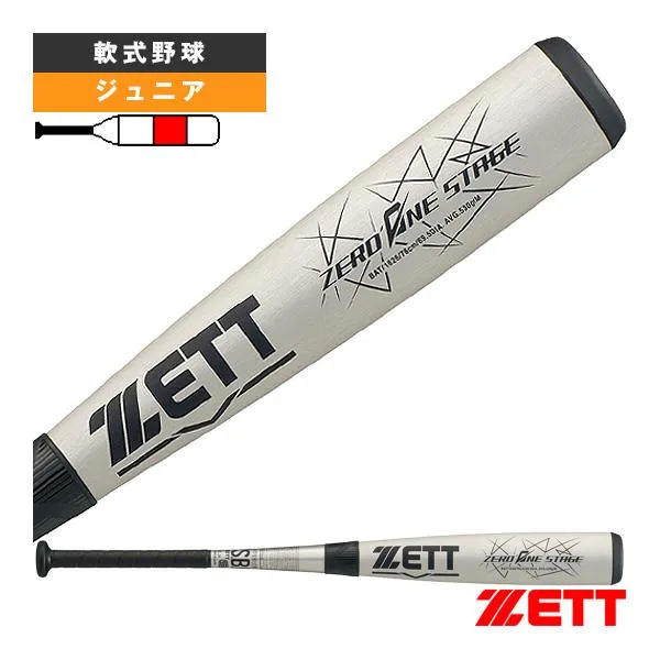 ゼット 軟式野球バット ゼロワンステージ ZERO ONE STAGE 76cm/530g平均 少年軟式金属製バット BAT71626