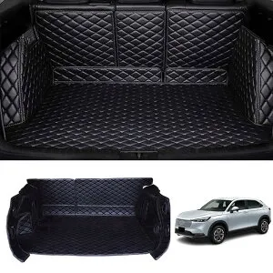 に適用 ホンダ 新型 ヴェゼル RV系 HEV 車のトランクマット VEZEL HEV 2022 2023年 カスタム 車のトランクマット 車種専用設計 3Dフルカバーカーゴマット ラゲッジマット XPE 防水 滑り防止 耐汚れ レ
