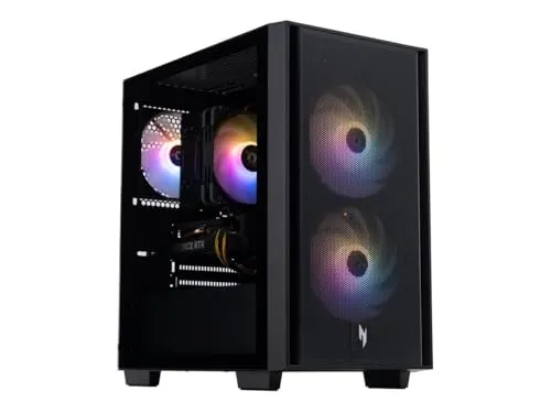 acer Nitro 60 N60-640-UR25 デスクトップ、Intel Core i7-14700F 20コアプロセッサ(最大5.4GHz)、NVIDIA GeForce RTX 5070 Tiグラフィックス(1406 AIトップ)、32GB DD