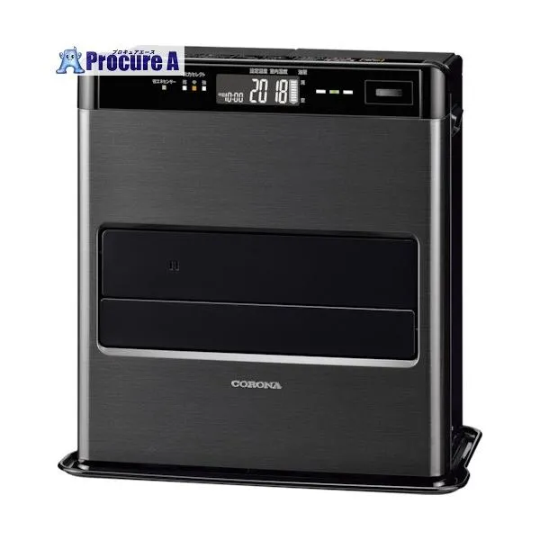 コロナ 石油ファンヒーター WZシリーズ 木造10畳用 グランブラック ▼575-1290 FH-CWZ36BYD-KG 1台