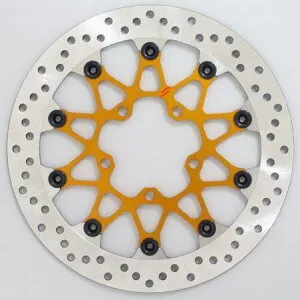 SUNSTAR サンスター PREMIUM RACING [プレミアムレーシング] フロントディスクローター DAYTONA675 R STREET CUP TRIPLE 85 RS S TWIN THRUXTON TRIUMPH トライアンフ ブレーキディスクローター ブレーキ 右用 / アウ