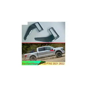 適用: フォード/FORD ラプター F150 P702 2021 2022 ABS クローム エア フロー 吹き出し口 フェンダー トリム バッジ ステッカー AL-QQ-3477 AL Exterior parts cars