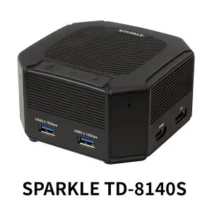 SPARKLE TD-8140S USB4対応ドッキングステーション スピーカーフォン機能搭載 USB PDパススルー給電対応 マルチOS/マルチデバイス対応