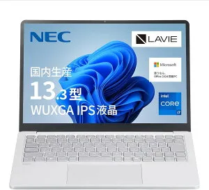 【新品未開封】NEC ノートパソコン PC-GE17763CYAD1H2YAA 13.6インチ / Intel Core i7 1355U / RAM16GB / SSD256GB / Office Home & Business 2024 / Windows 11 Home
