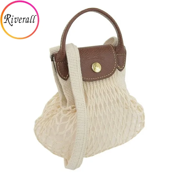 ロンシャン LONGCHAMP LE PLIAGE バッグ ショルダーバッグ 2WAY バッグ キャンバス レザー アイボリー レディース 10139-hvh