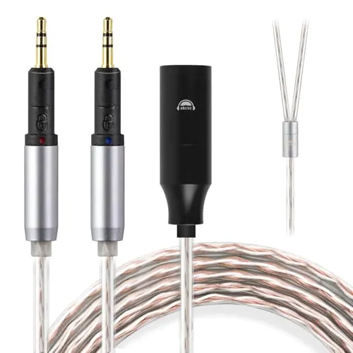 okcsc JBX ヘッドホンケーブル R70X リケーブル イヤホン・ヘッドホン用 Audio-Technica用 ATH-R70X/R70xaに適合 OFC 4芯 ロック機構付き 長さ1.5m 4Pin XLR