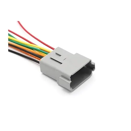 5/20/100 セットコネクタ 15 センチメートル配線ハーネス DT06-2S/DT04-2P 2P6P 8P 12P 防水電気コネクタ(3p Male,20 Sets)