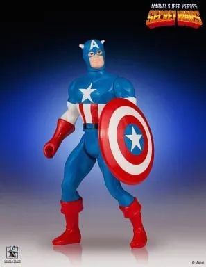 ジェントル・ジャイアント/ホットトイズ 予約 フィギュア キャプテン・アメリカ 「マーベル・コミック/シークレット・ウォーズ」 レトロ・マテルシリーズ 12インチ アクションフィギュア