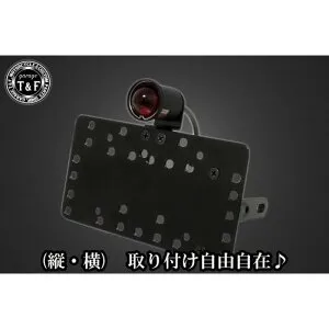 ガレージT&F サイドナンバーキット&レトログロウテールランプ+ステー イントルーダーLC250 SN04024 JP店