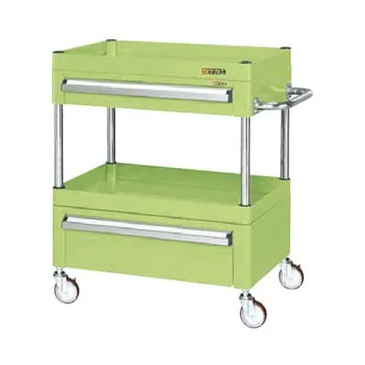 サカエ CSパールワゴン 中量タイプ 引出し付き 幅600×奥行400×高さ740mm CSP-6072AC2NU