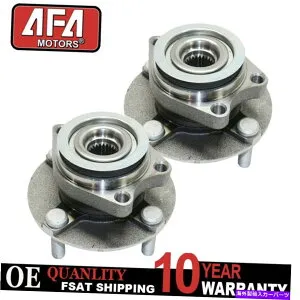 Wheel Hub Bearing 2009年から2013年2014年の日産キューブの前輪ハブベアリング＆ハブアセンブリペア Front Wheel Hub Bearing & Hub Assembly Pair For 2009 - 2013 2014 Nissan Cube【並行輸入品】