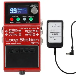 BOSS ボス RC-5 Loop Station ルーパー + ACアダプター FREE THE TONE SP-9 セット