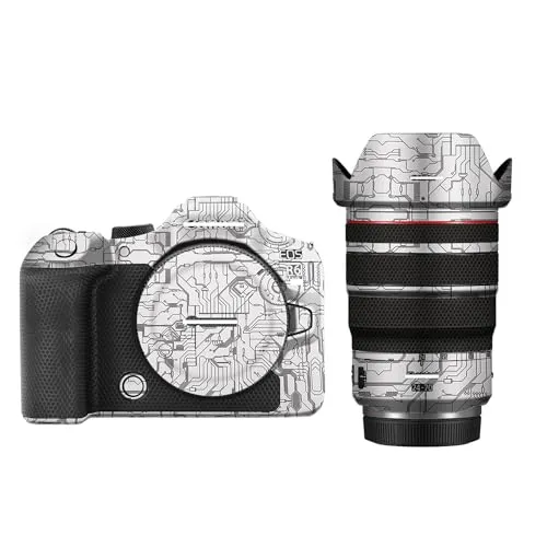Mebont カメラアクセサリー ステッカー Canon EOS R6 Mark II + RF 24-70mm F2.8 L IS USM 対応 カメラレンズセットに適合する保護装飾ステッカーで、耐擦傷性、耐摩耗性を備えたカメラレンズスキン保護フィルム、