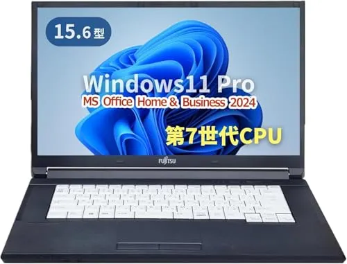 【MS Office H&B 2024】Win11 Pro /15.6型 ノートPC LIFE BOOK A577 / Core i3-7130U//Webカメラ/wajunのwifi/Bluetooth/DVD/8GB /512GB SSD