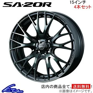 ソリオ MA27S MA37S MA47S アルミホイール ウェッズ ウェッズスポーツ SA-20R 0072718 weds ウエッズ WedsSport SA20R 15インチ 4穴 +48 インセット48 SOLIO 車用ホイール 1本 4本セット 1台分 一台分 1枚 4枚【店頭
