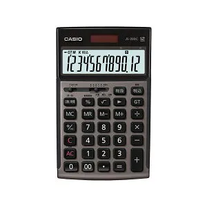 (LINEクーポン有)【個数：1個】JS-20DC-GB-N 直送 代引不可・他メーカー同梱不可 CASIO 本格実務電卓 日数計算タイプ グレージュブラウン JS20DCGBN