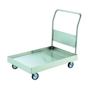 (LINEクーポン有)【個人宅配送不可】トラスコ TRUSCO SSAR-2NU 直送 代引不可・他メーカー同梱不可 ステンレス台車 オールSUS304 皿型台車 900X600 NU車輪 SSAR2NU