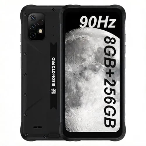 スマートフォン UMIDIGI BISON GT2 Pro 4G SIMフリー スマートフォン 防水/防塵/防衝撃 8GB RAM+256GB ROM 6.5インチFHD+90Hz 8コアのHelio G95 64MPカメラ 6150mAh大容量バッテリー