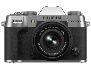富士フイルム デジタル一眼カメラ FUJIFILM X-T50 XC15-45mmレンズキット [シルバー] 【配送種別A】