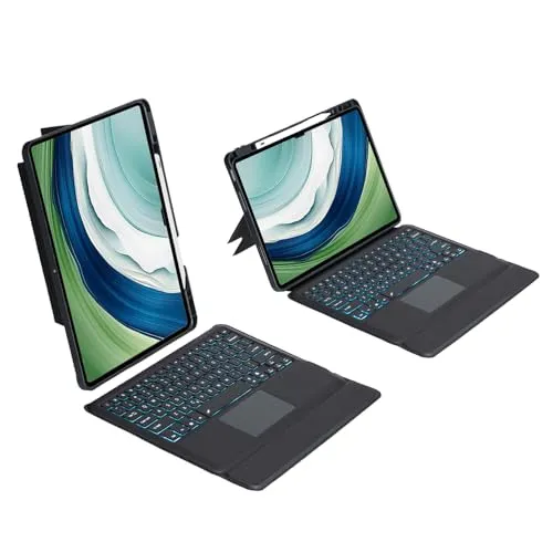 Bluetooth Backlit Keyboard Cover Keyboard Folio Case for Huawei MatePad Pro 13.2" (2023/2024) [NOT fit MatePad Pro 12.6" / MateP
