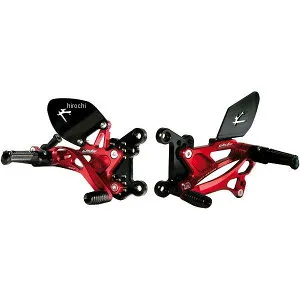 バルターモト Valter Moto バックステップ ストリート ポジション変更可 11年以降 GSX-R750、GSX-R600 タイプ2.5 レッド VMC-PES96 HD店