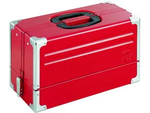 【マラソン限定★ポイント2倍】【お取り寄せ】TONE ツールケース(メタル) V形3段式 433×220×240mm BX331 ツールボックス ツールバック 保管 作業