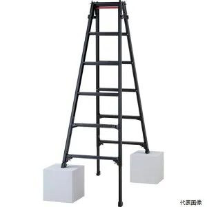 (代引き不可) 長谷川工業 RYZB-18A ハセガワ ハシゴ兼用伸縮脚立(ブラックレーベル)RYZB-18a(10911)
