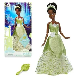 ディズニー プリンセス Disney Princess Disney Store Official Princess Classic Doll (Tiana from The Princess and The Frog), 11 Inches, Includes Brush with Molded Details, Posable Toy in Classic Outfit Princess Toys for Girls 【並行輸入品】