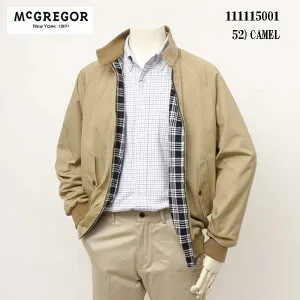 マクレガー ブルゾン ジャンバー 新色 111115001 52)CAMEL キャメル メンズ マッグレガー スイングトップ 撥水性 NEW 2025 モデル ハーキュラス ブルゾン ハリントン ジャケット マックレガー