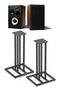 JBL L52 Classic/BLK/純正スタンド/JS-65付 ブラック(ペア) 2ウェイ・コンパクトスピーカー【送料無料】