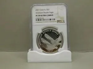 2021年 クック諸島 シルバー 2ドル アメリカンダブルイーグル NGC PF70 ウルトラカメオ