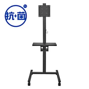 IO DATA(アイオーデータ) モニタースタンド [1画面 /～50インチ] 耐荷重最大25kg移動式 抗菌モデル【受注生産品】 ブラック DA-DS6A-AG DADS6AAG