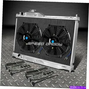 エンジンカバー 2列アルミニウムレースラジエーター+2x 12 ファン99-09 S2000 S2K AP1 AP2 F20C/F22C1 MT 2-ROW ALUMINUM RACING RADIATOR+2X 12 FANS 99-09 S2000 S2K AP1 AP2 F20C/F22C1 MT【並行輸入品】