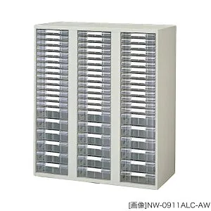 システム収納庫：NWタイプ トレー書庫 コンビ型:A4用(3列20段） 外寸法：幅(W)89.9×奥行(D)45×高さ(H)105cm 自重(53.0)kg グリーン購入法適合商品