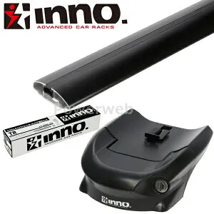 [inno XS450BK TR163 XB123BK/XB115BK] UX(ハイブリッド含む) フラッシュレール付 H30.11～ MZAA10/MZAH1#/KMA10系 エアロベース キャリアセット スルータイプ Carmate inno (カーメイト イノー)