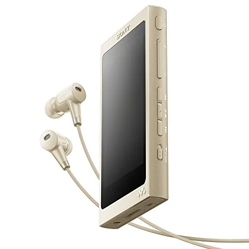 ソニー ウォークマン Aシリーズ 32GB NW-A46HN : Bluetooth/microSD/ハイレゾ対応 最大39時間連続再生 ノイズキャンセリングイヤホン付属 2017年モデル ペールゴールド NW-A46HN N