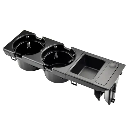 車用カップホルダー 追加 Compatible With For 320i 330xi 2001 2002 2003 2004 2005 51168217957 51168217955 51168248504 フロントセンターコンソール収納ボックス コイン