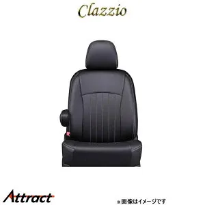 クラッツィオ シートカバー クラッツィオライン(ブラック×ホワイトステッチ)タント LA600S/LA610S ED-6514 Clazzio