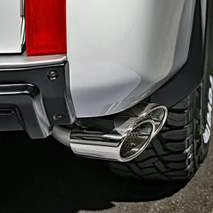 M'z SPEED CROSS LINE Exhaust Cutter ミツビシ デリカ D:5 2019年2月～ ディーゼル車 3DA-CV1W用 右側2本出し（2961-0145）【マフラーパーツ】【自動車パーツ】エムズスピード クロスライン エキゾーストカッ