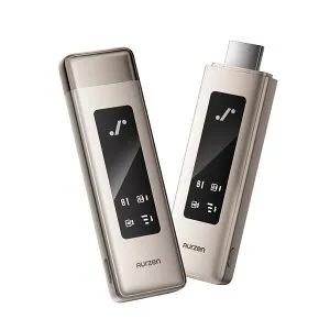 Aurzen ZIP CastPlay ZIPプロジェクター専用 ワイヤレスドングル｜4K対応 1080P/60Hz ミラーリング＆拡張モード搭載 最大30m伝送距離 プラグ＆プレイ簡単接続 スマホ/PC/PS5/Switch対応 プレゼン・映画・