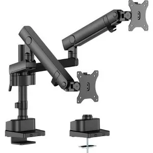 Monitor Arm Basic [AS-MABM03D] メカニカルスプリング式 デュアル液晶モニターアーム 最大34インチ 耐荷重:2～12kg