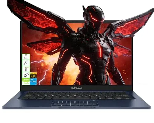 ASUS Vivobook 14インチ FHD ノートパソコン Intel Core i5-1334U (10コア) 32GB DDR4 RAM 2TB SSD プライバシーウェブカメラ 8時間バッテリー 仕事 勉強 旅行 ビデオ会議に最適 Windows