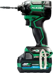 HiKOKI(ハイコーキ) 36V インパクトドライバー WH36DC アグレッシブグリーン Bluetooth付バッテリー2個・充電器・ケース・力こぶビット付き WH36DC(2XPSZ)