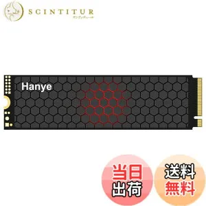 【送料無料】Hanye E500P 内蔵SSD PCIe Gen5 M.2 NVMe 2280 DRAM搭載 超高速読込14200MB/s書込13400MB/s SMI 6nmコントローラー搭載 PS5動作確認済 HPC/ゲーミングPC/クリエイター向け国内正規品メーカー5年 サイズ
